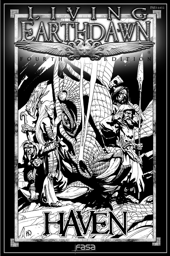 Original Cover of FAS14402 Living Earthdawn: Haven"